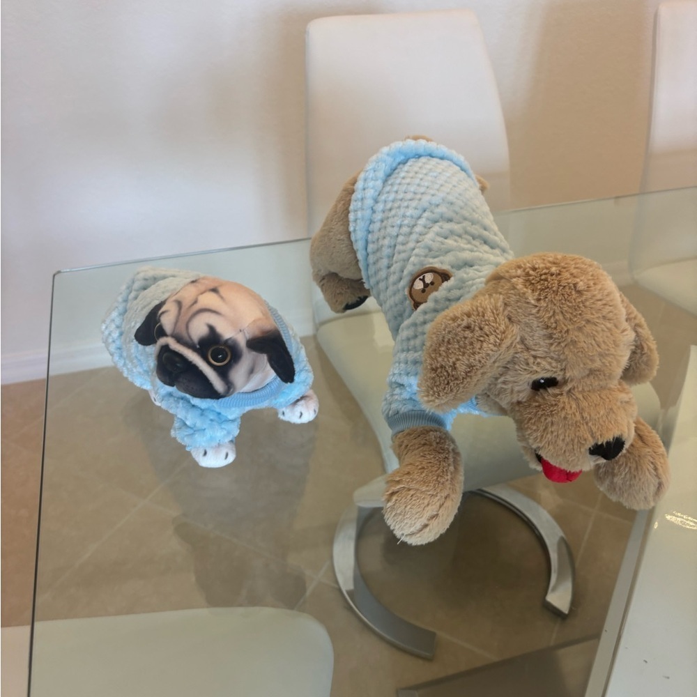 Blue Plush Dog Toy - Picture 2 of 7
